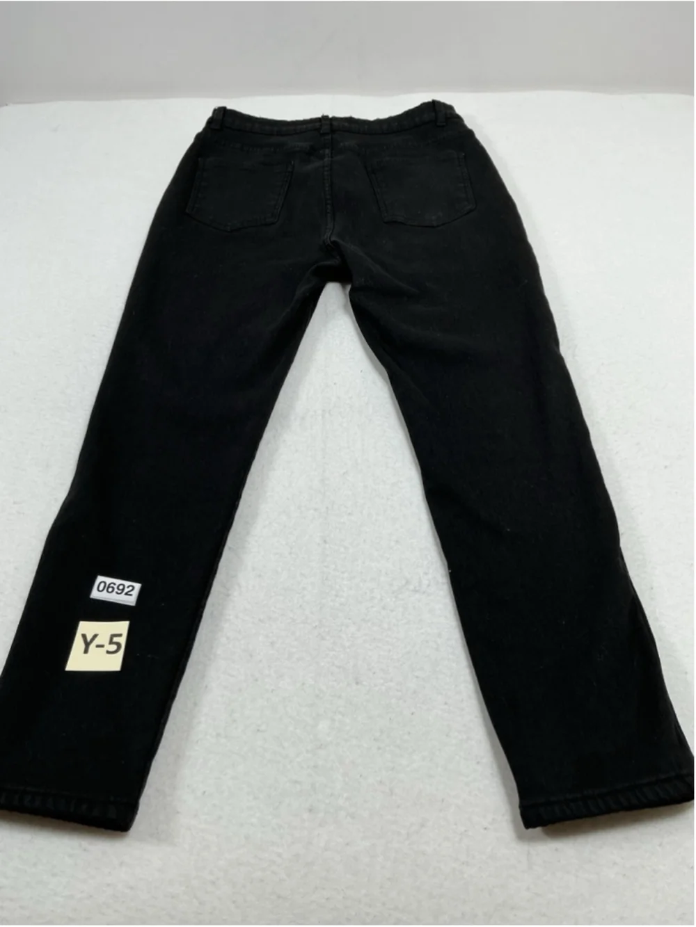 Youth Boys Excellent Monssy Lined Black Jeans XL Waist 30 Inch